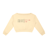 Women's Off-Shoulder Sweatshirt