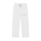 Solid Color Straight-Leg Sweatpants