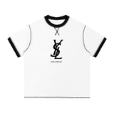 Contrast-Stitched Cotton T-Shirt