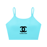 Spaghetti Strap Yoga Sports Bra