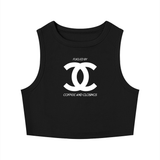 Women's Tight Crewneck Crop Tank Top