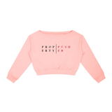 Women's Off-Shoulder Sweatshirt