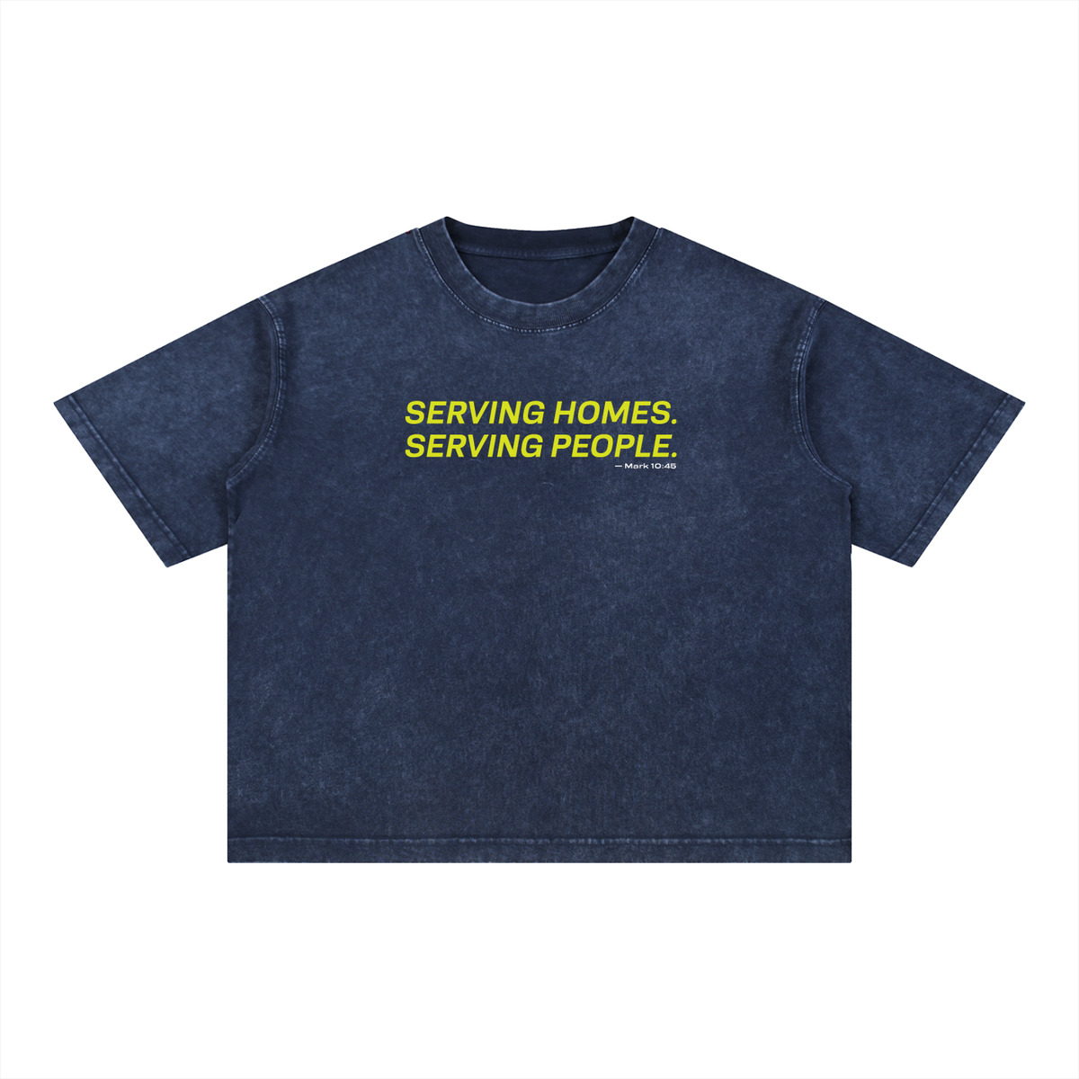 Mineral Wash Boxy Cotton T-Shirt Main image