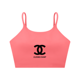 Spaghetti Strap Yoga Sports Bra