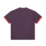 Contrast Cuff Cuffed T-Shirt