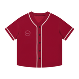 Contrast Piped Button-Up Jersey
