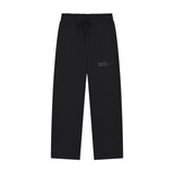 Solid Color Straight-Leg Sweatpants