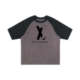 Color-Blocked Raglan Sleeve T-Shirt