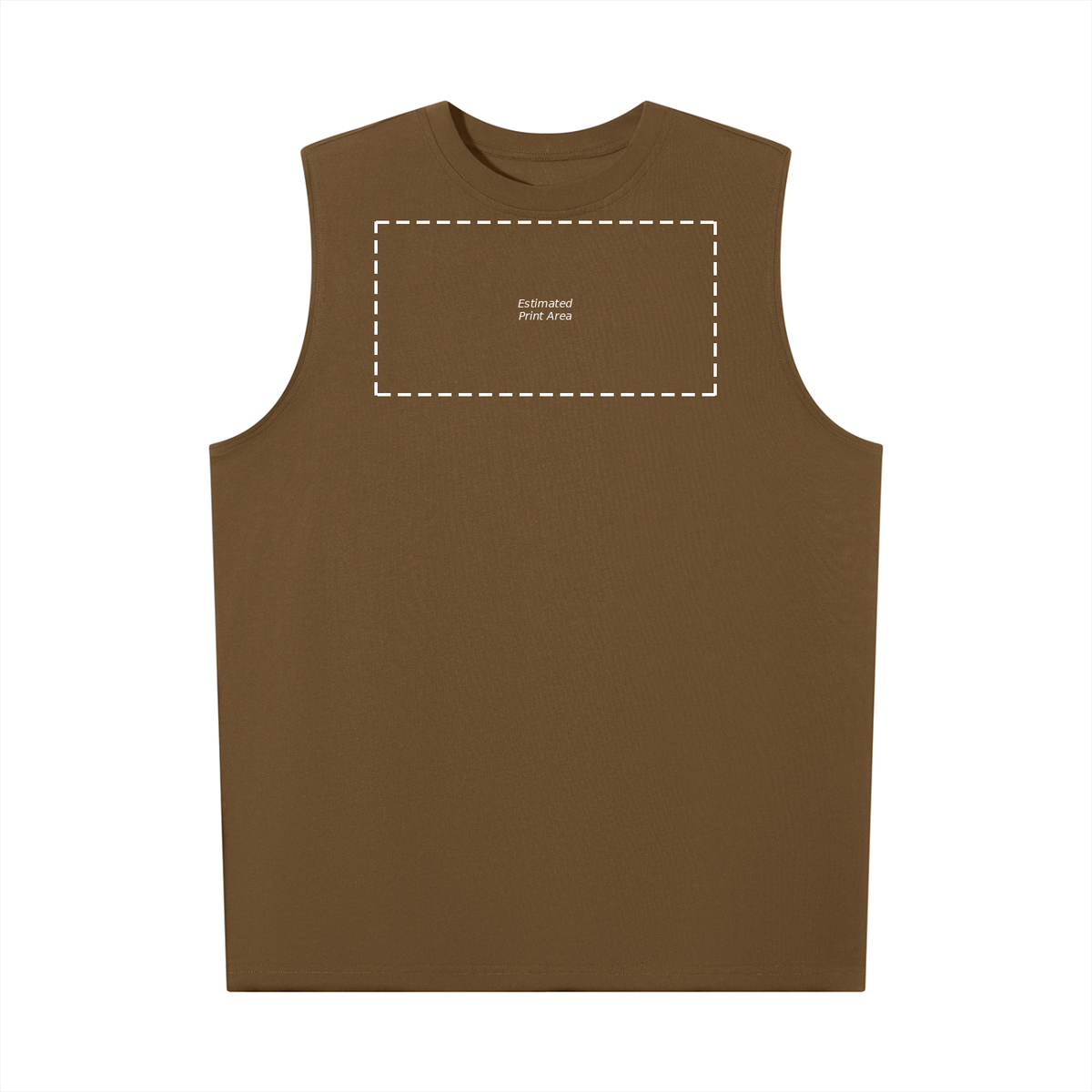 Men’s Oversized Cotton Tank Top Main image