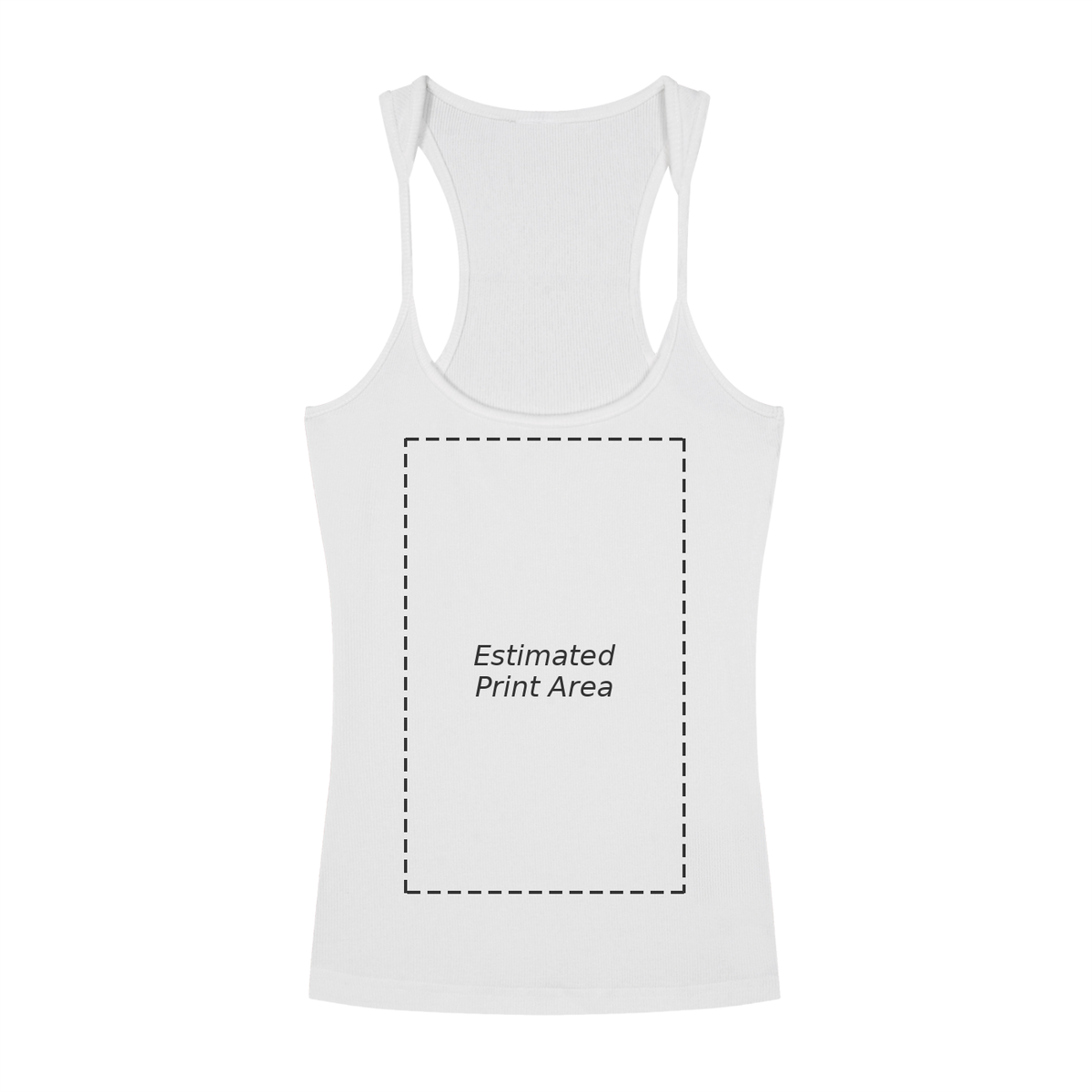 Slim Fit Ribbed Racerback Tank Top