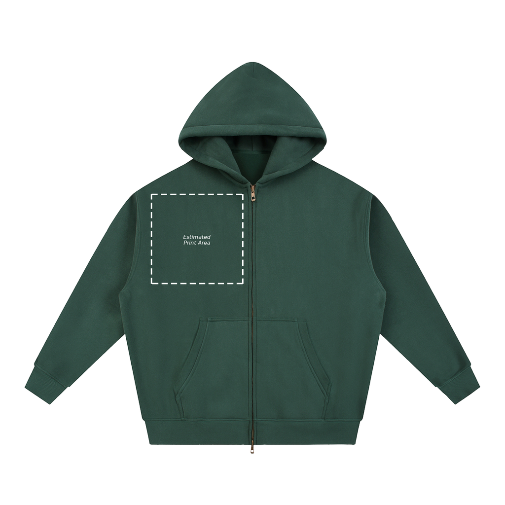 Essential Oversized Fleece Boxy Hoodie