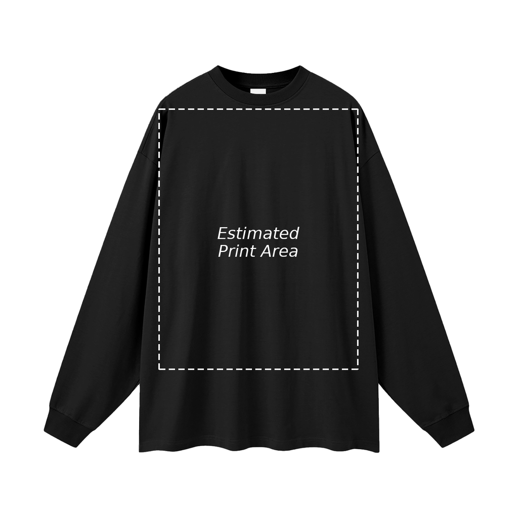 Oversized Unisex Long Sleeve T-Shirt