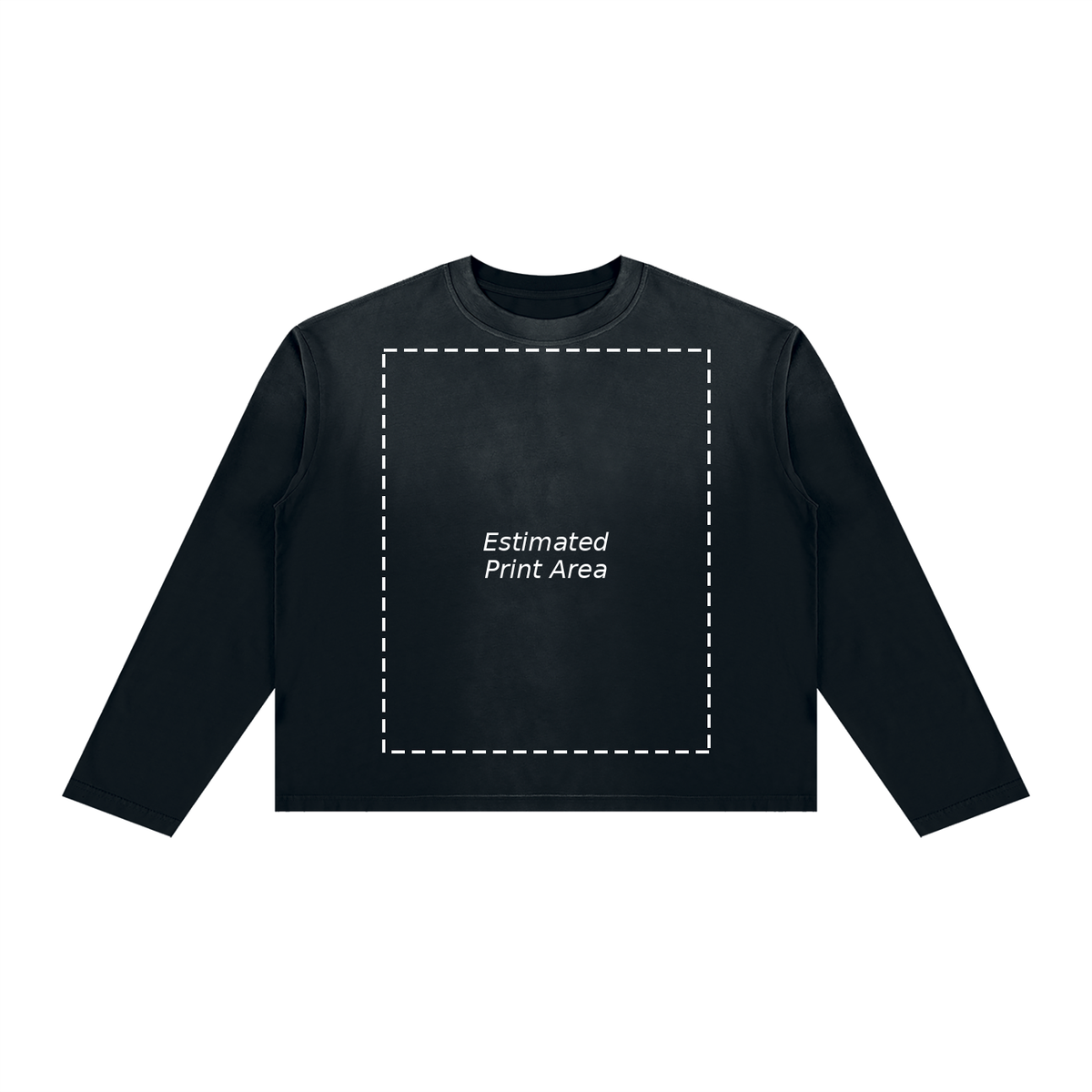 Unisex Sunfade Boxy Long Sleeve T-Shirt