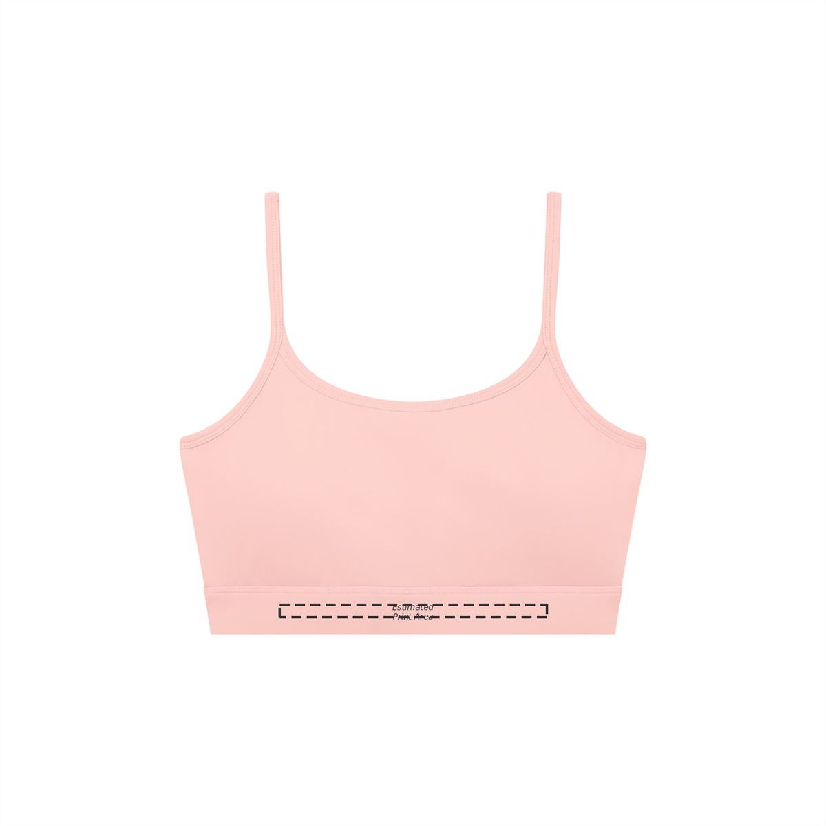 Women's Solid U-Neck Sports Bra Main image