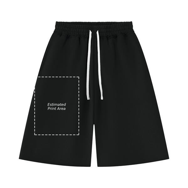 Unisex Heavyweight Raw Edge Shorts