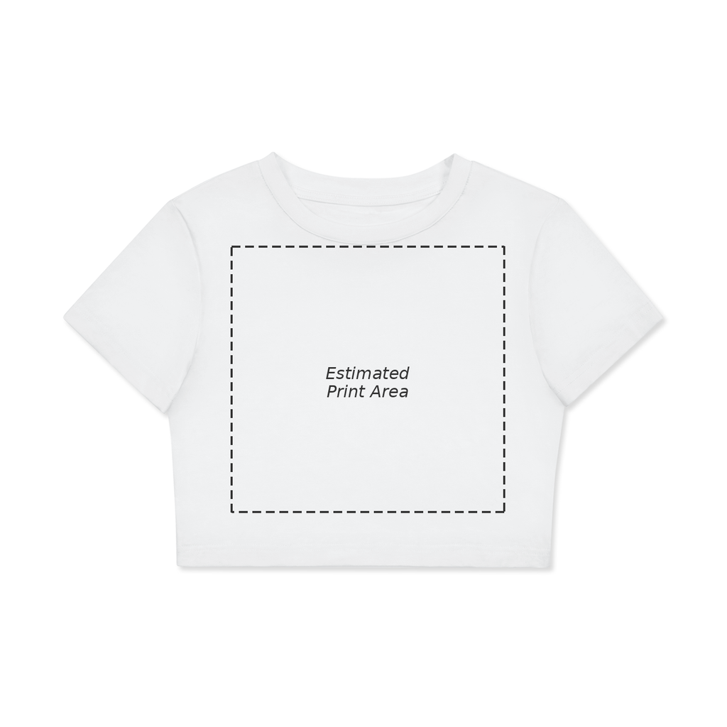 Fitted Crop Cotton T-Shirt