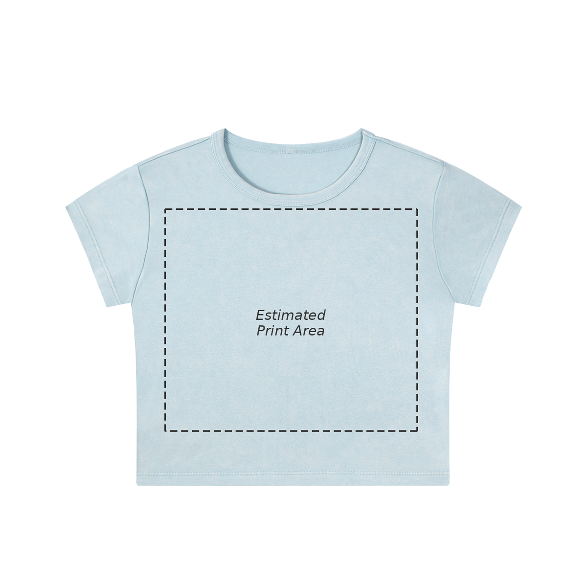 Snow Washed Crop Top