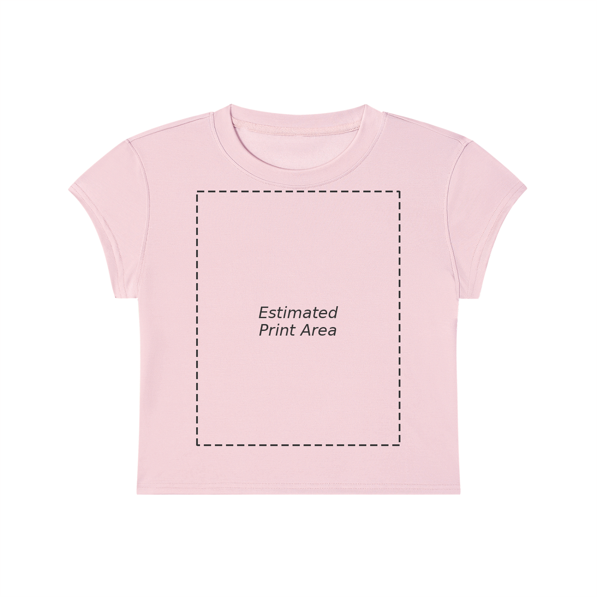 Women's Slim-Fit Cropped T-Shirt Main image