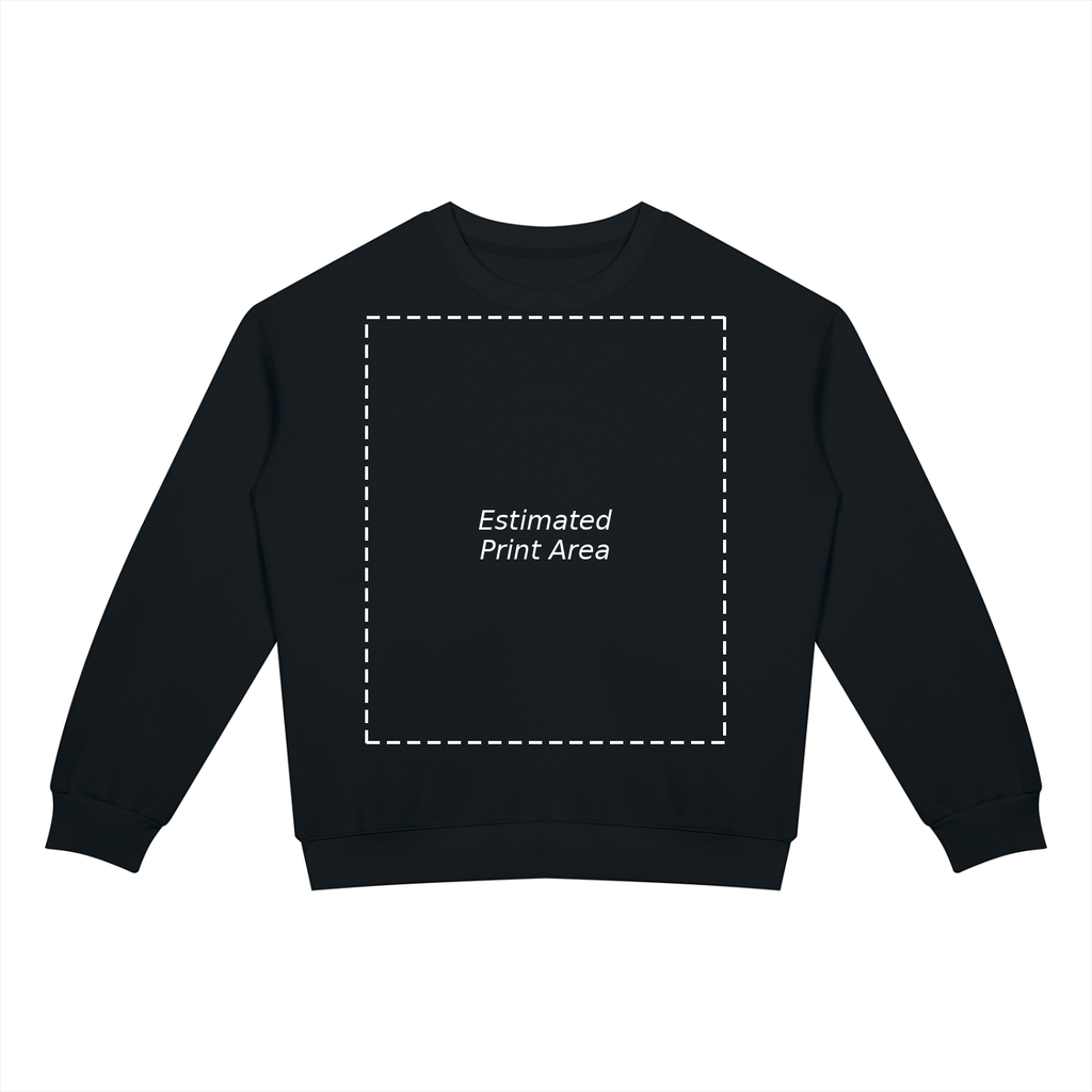 Unisex Drop Shoulder Crewneck Sweatshirt