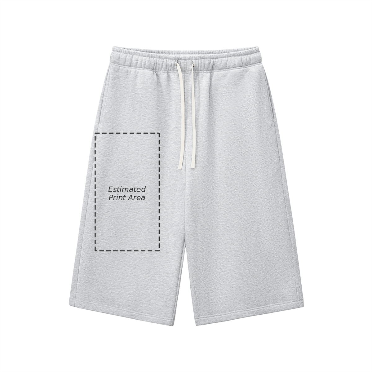 Relaxed Drawstring Three-quarter Sweatpants Main image