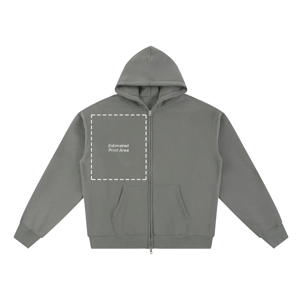 Essential Fleece Zip-Through Hoodie Main image