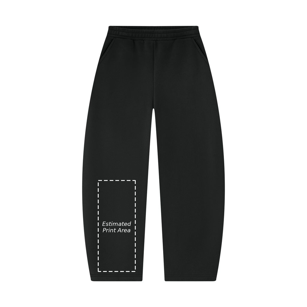 Unisex Barrel Leg Sweatpants