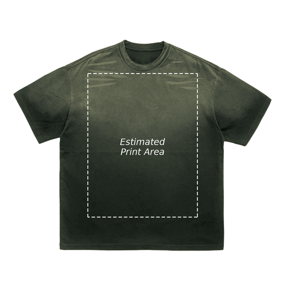 Tiger Stripe Gradient Washed T-Shirt Main image