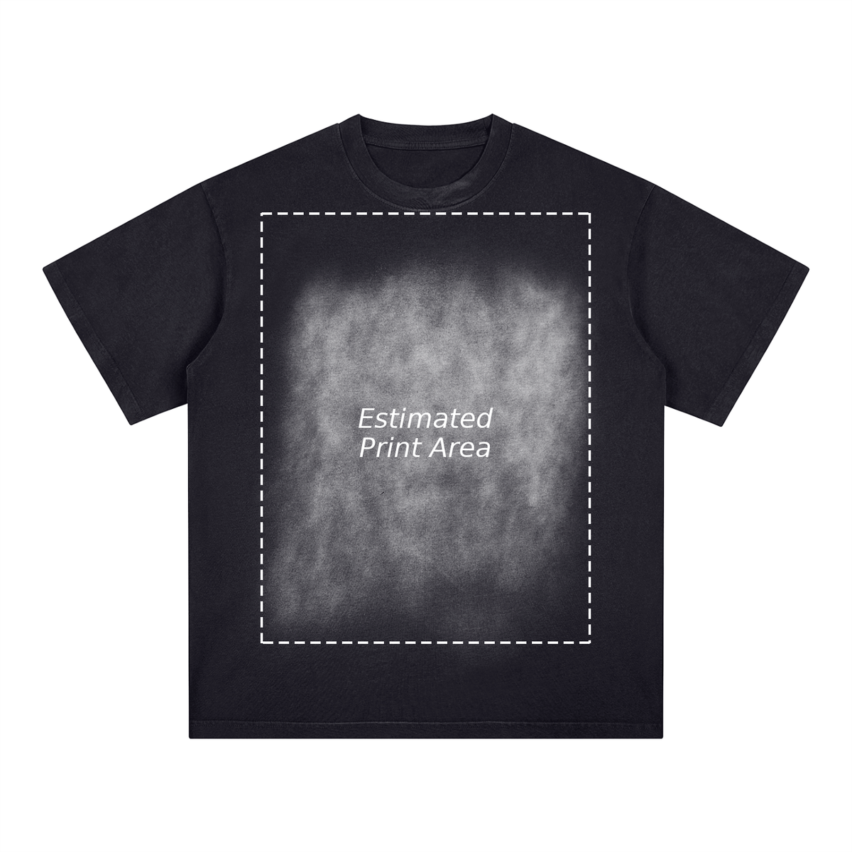 Square Patch Monkey Washed T-Shirt