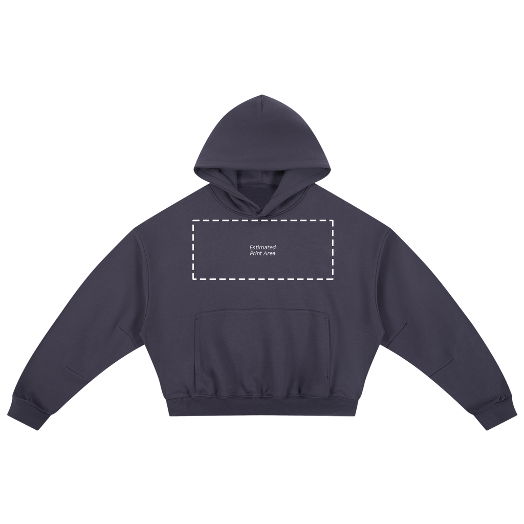 Essential Boxy Darted Sleeve Hoodie