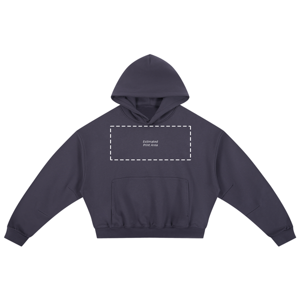 Essential Boxy Darted Sleeve Hoodie
