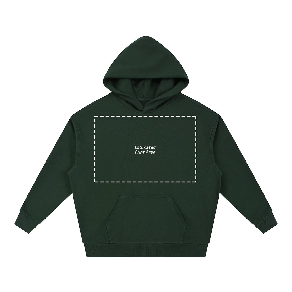 Essential Boxy Heavyweight Drop-Shoulder Hoodie Main image