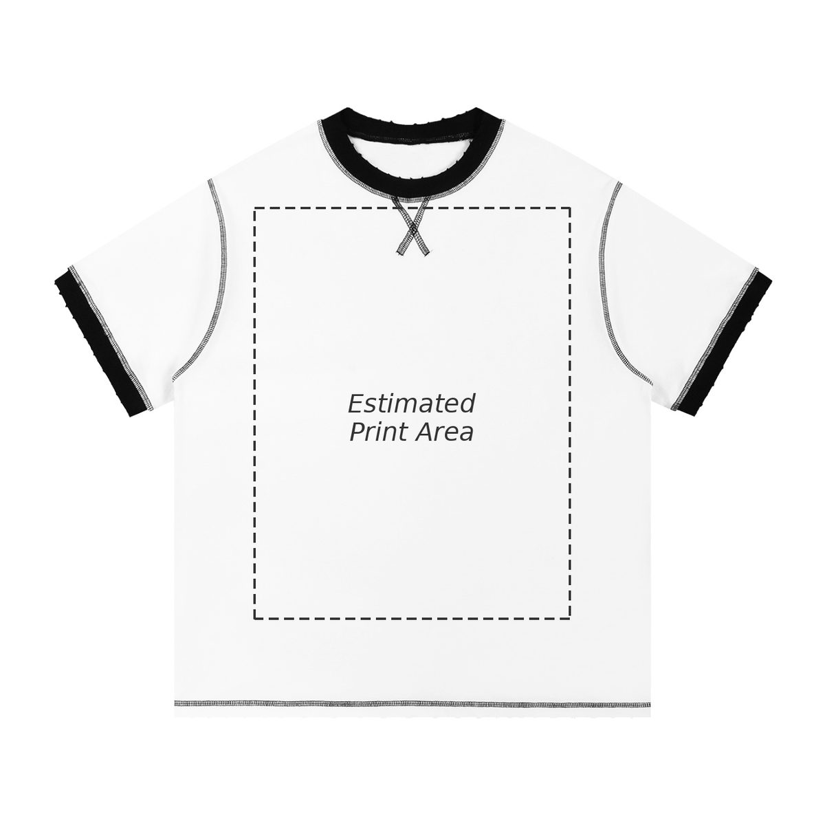 Contrast-Stitched Cotton T-Shirt