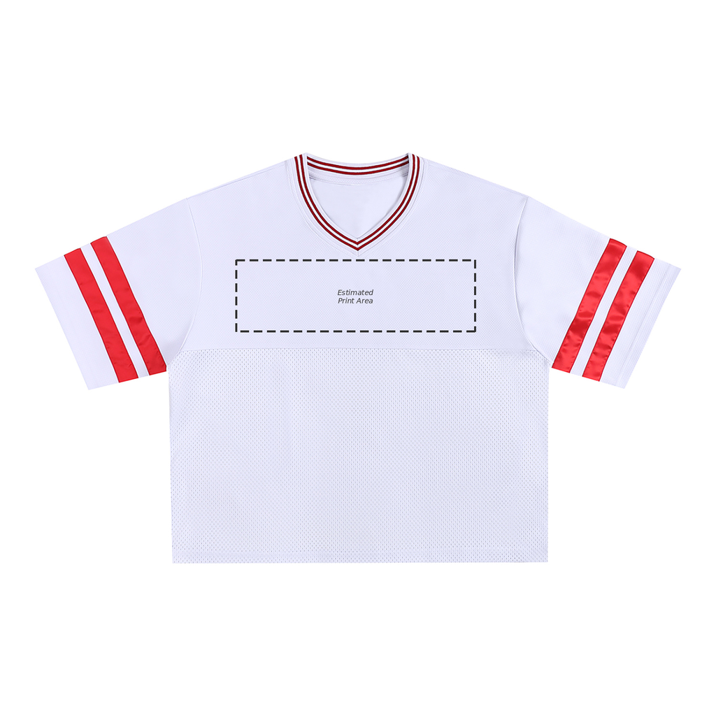 Taped Mesh Boxy T-Shirt