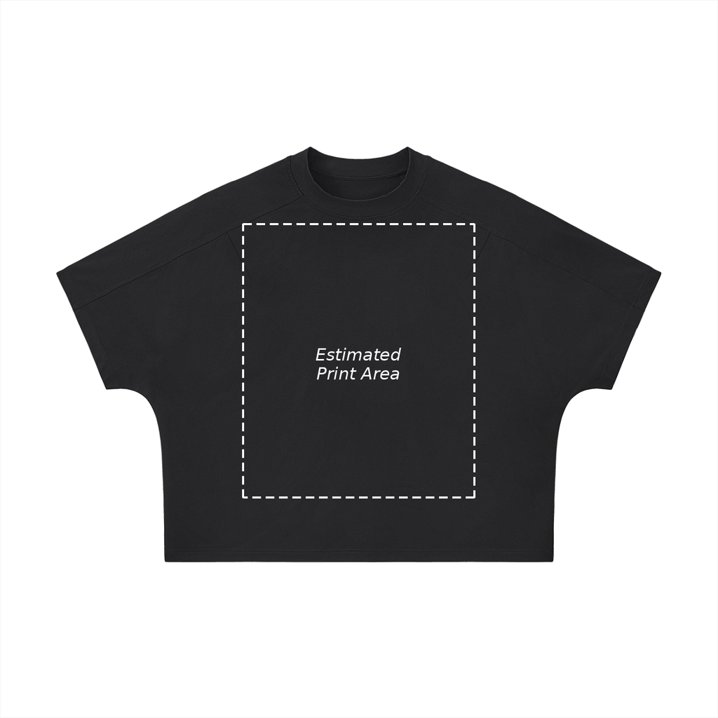 Unisex Boxy Tonal Paneling T-Shirt