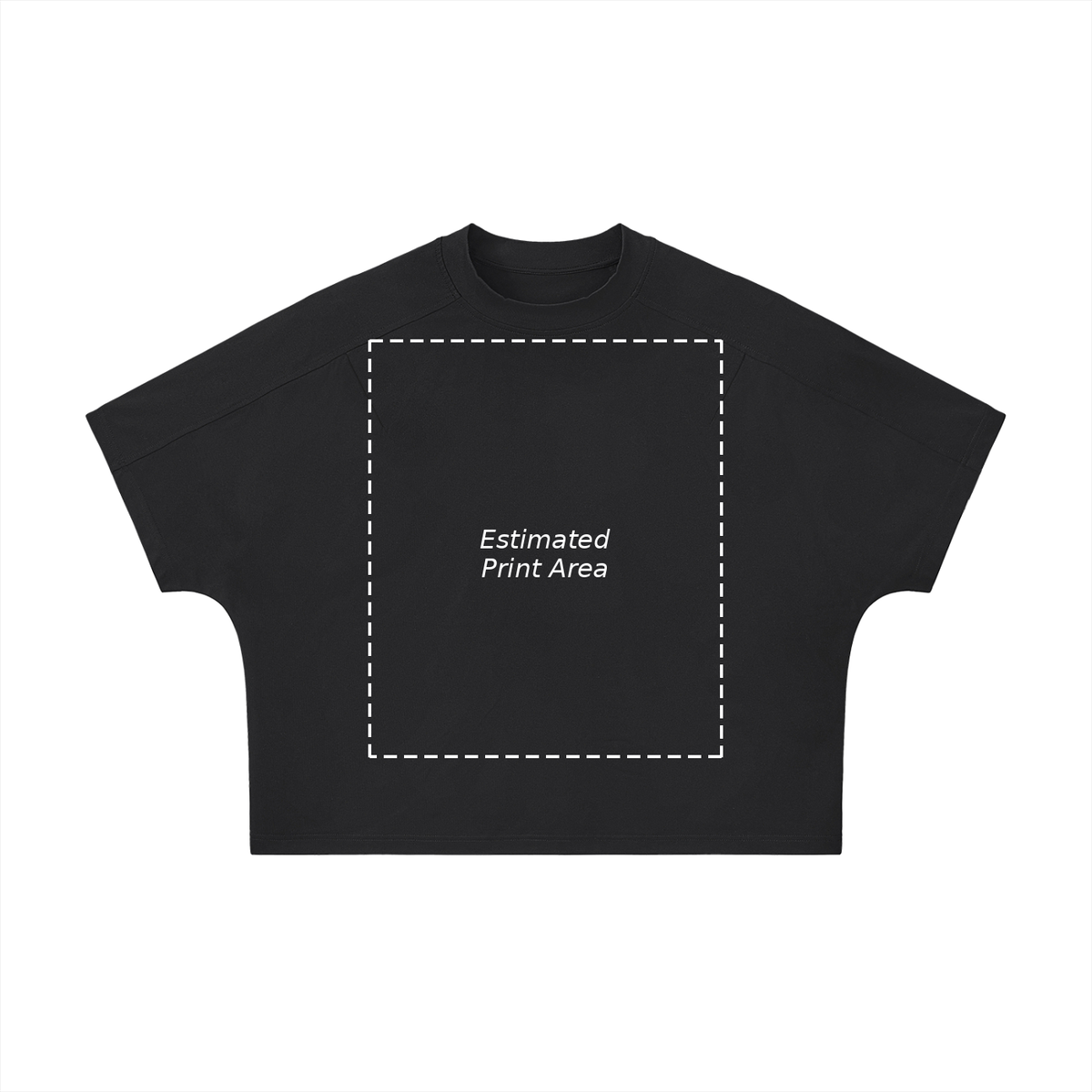 Unisex Boxy Tonal Paneling T-Shirt