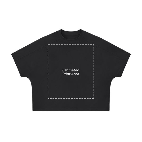Unisex Boxy Tonal Paneling T-Shirt