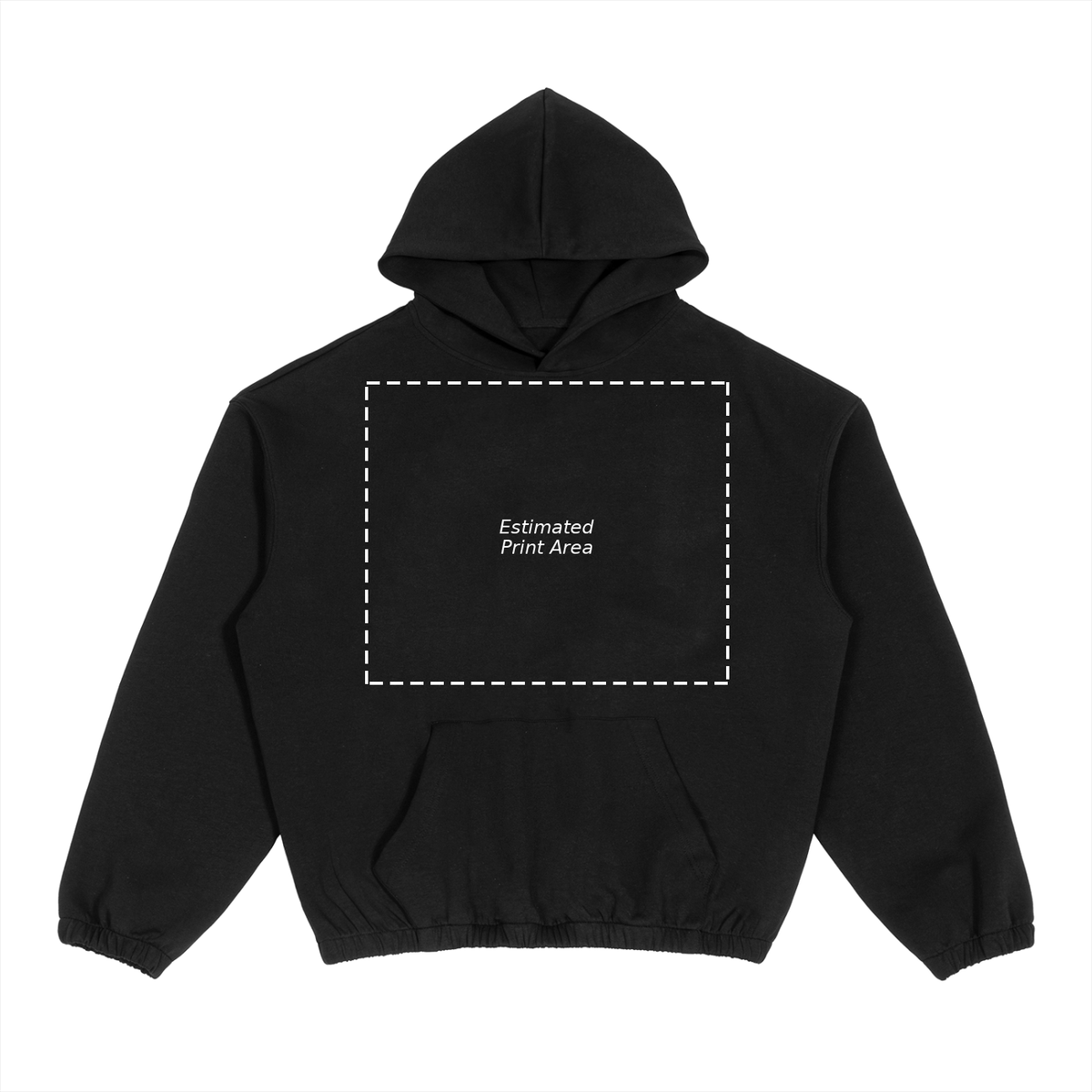 Boxy Cinched Hem Hoodie Main image