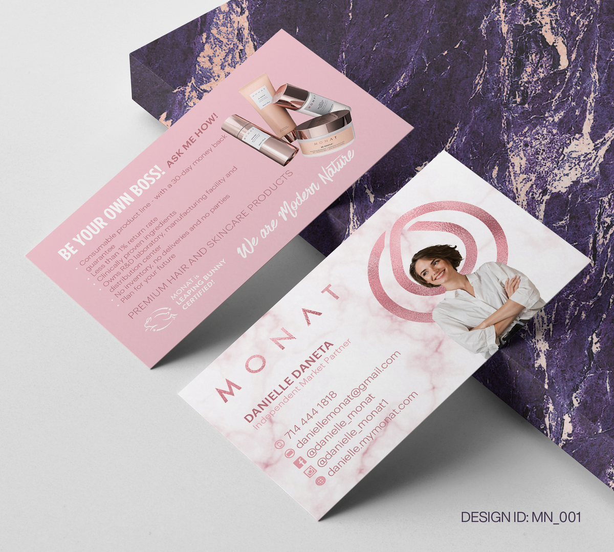 Monat Business Card Design 001