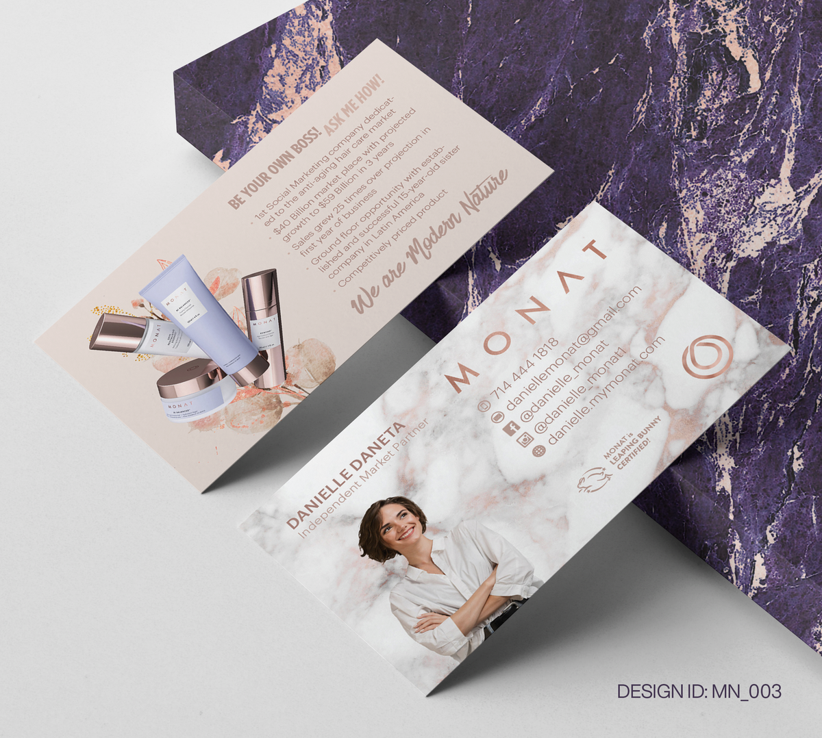 Monat Business Card Design 003 Main image