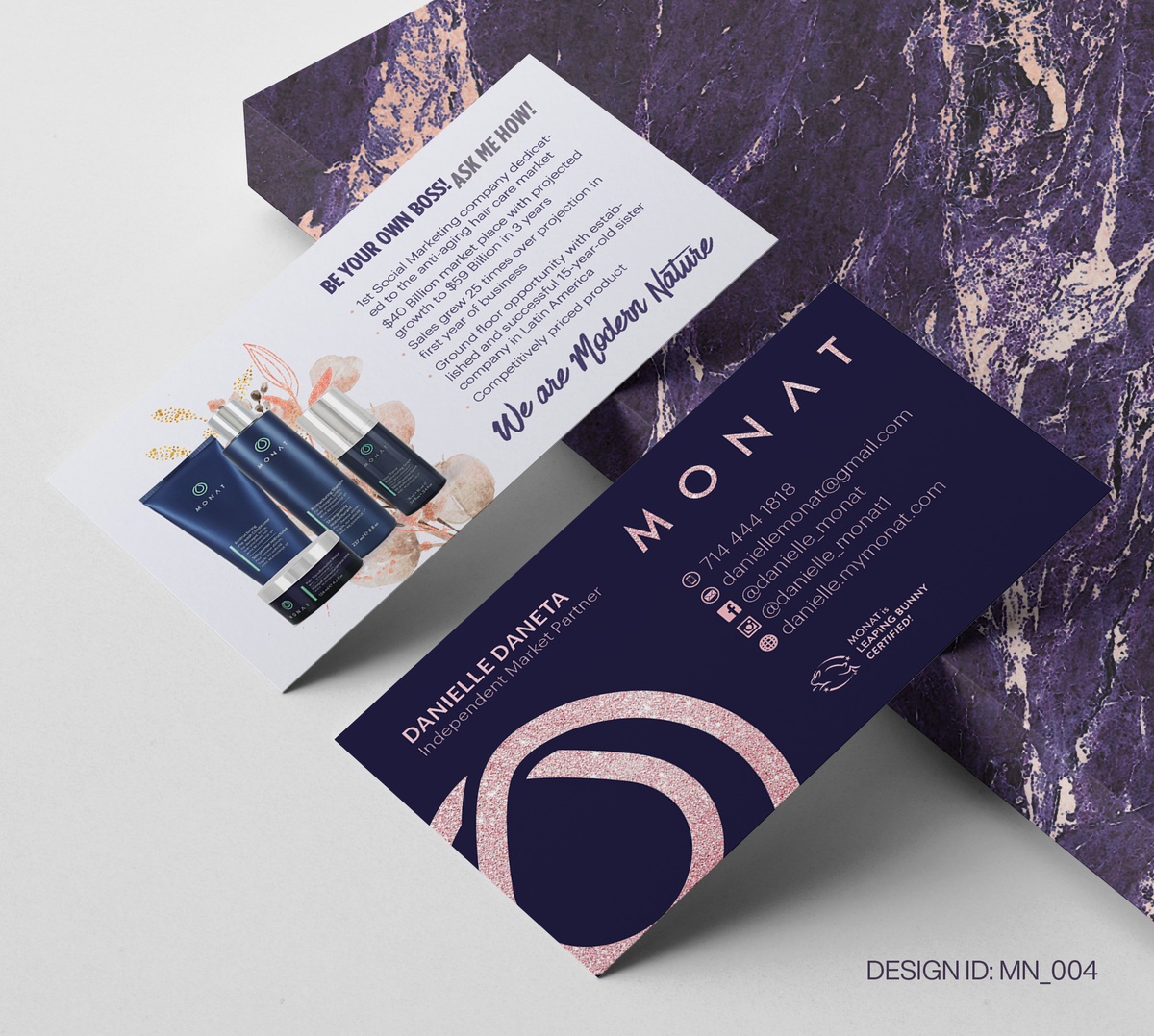 Monat Business Card Design 004 Main image