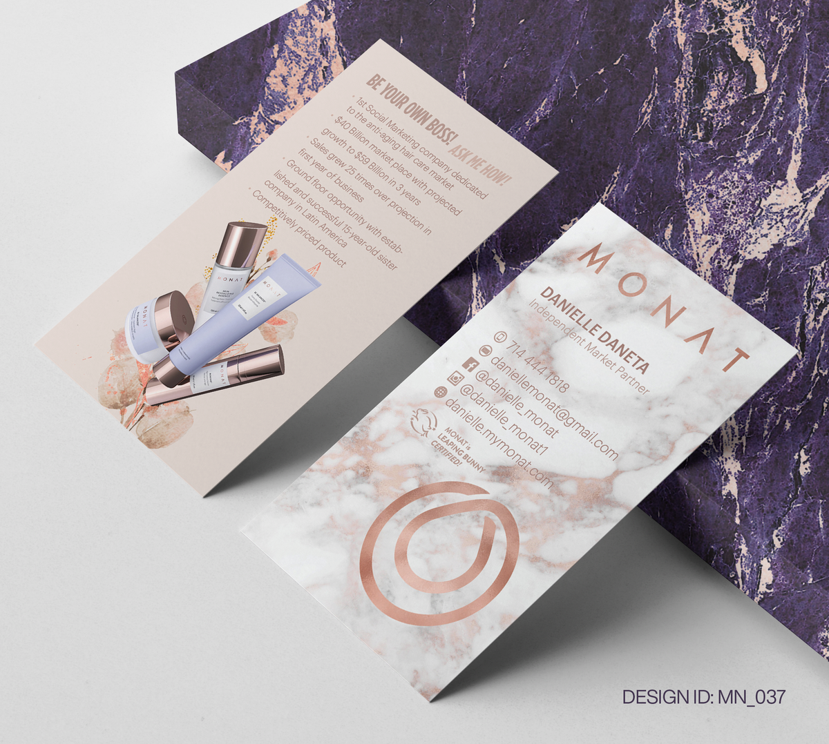 Monat Business Card Design 037 Main image